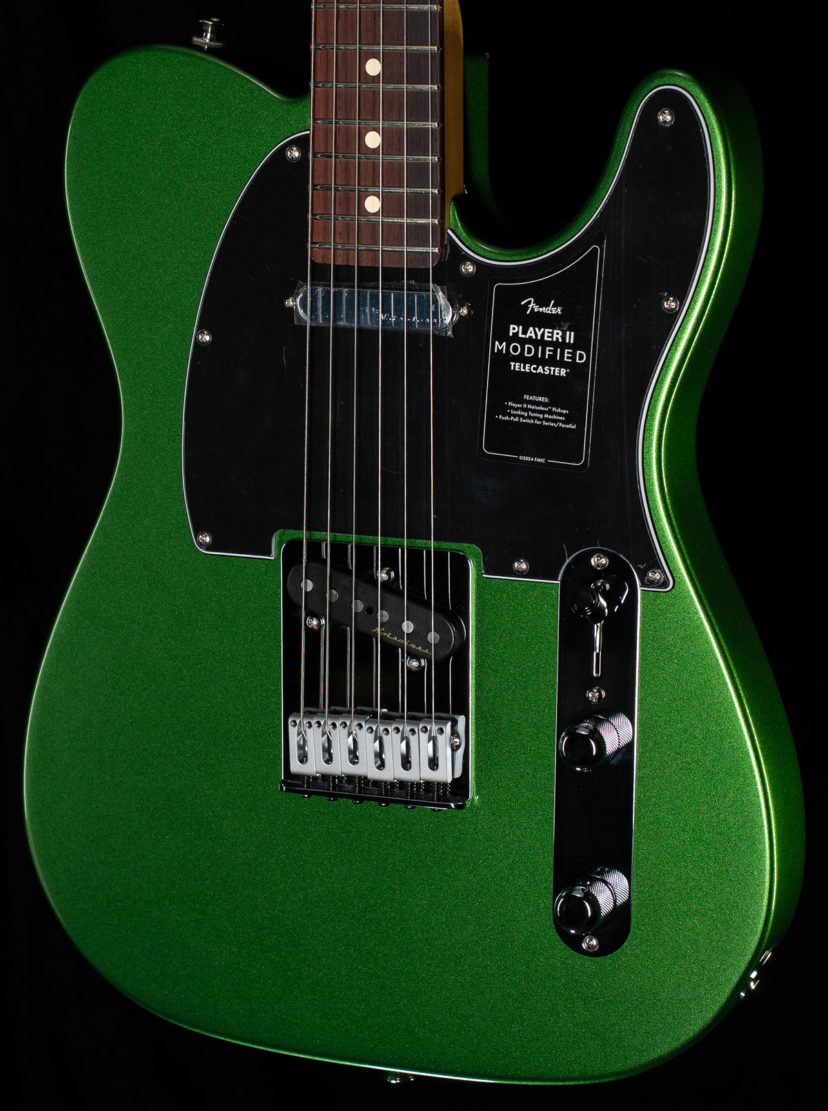 Fender Player II Modified Telecaster Rosewood Fingerboard Harvest Green Metallic (373)