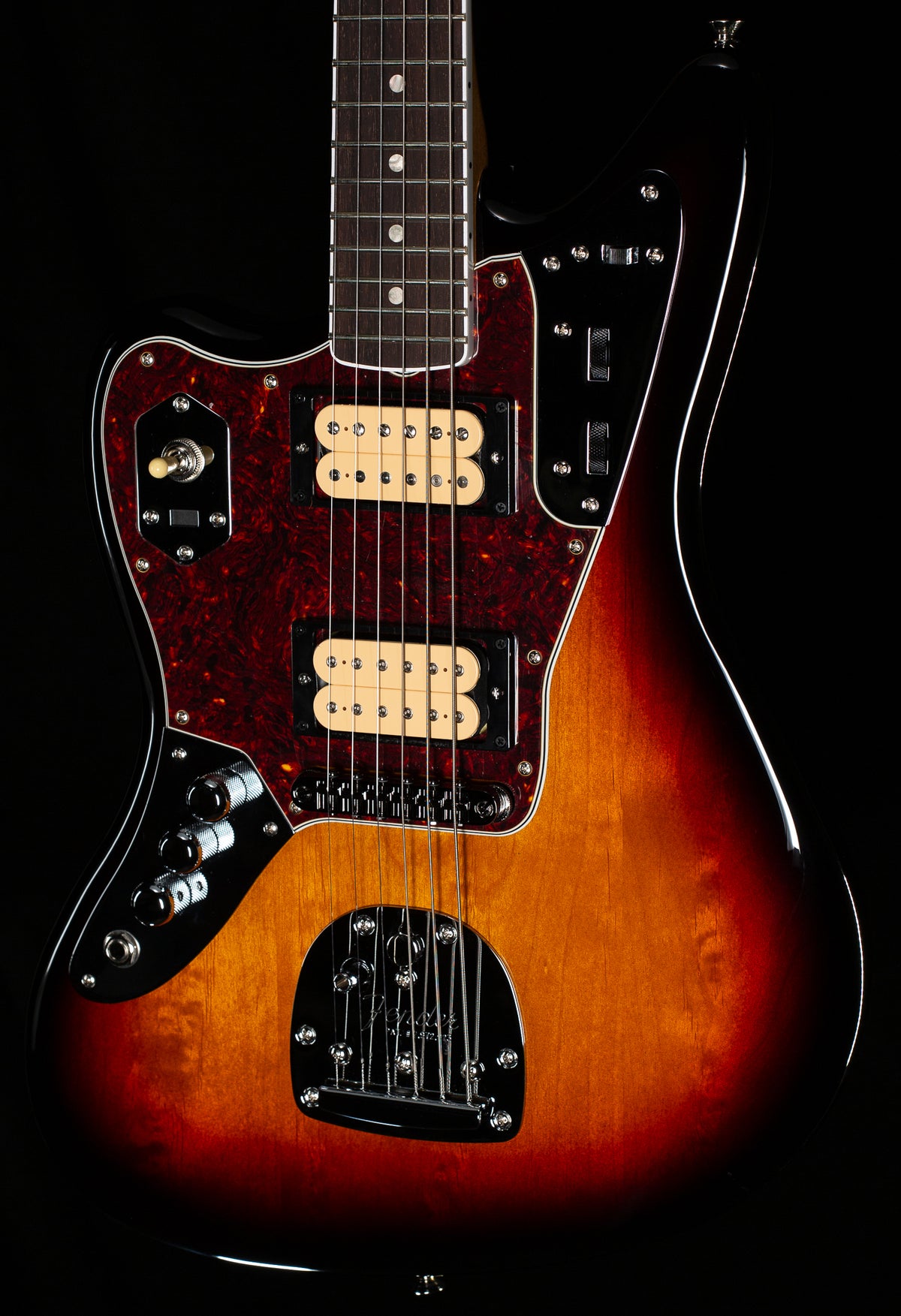 Fender Kurt Cobain Jaguar Rosewood Fingerboard 3-Color Sunburst Lefty (194)