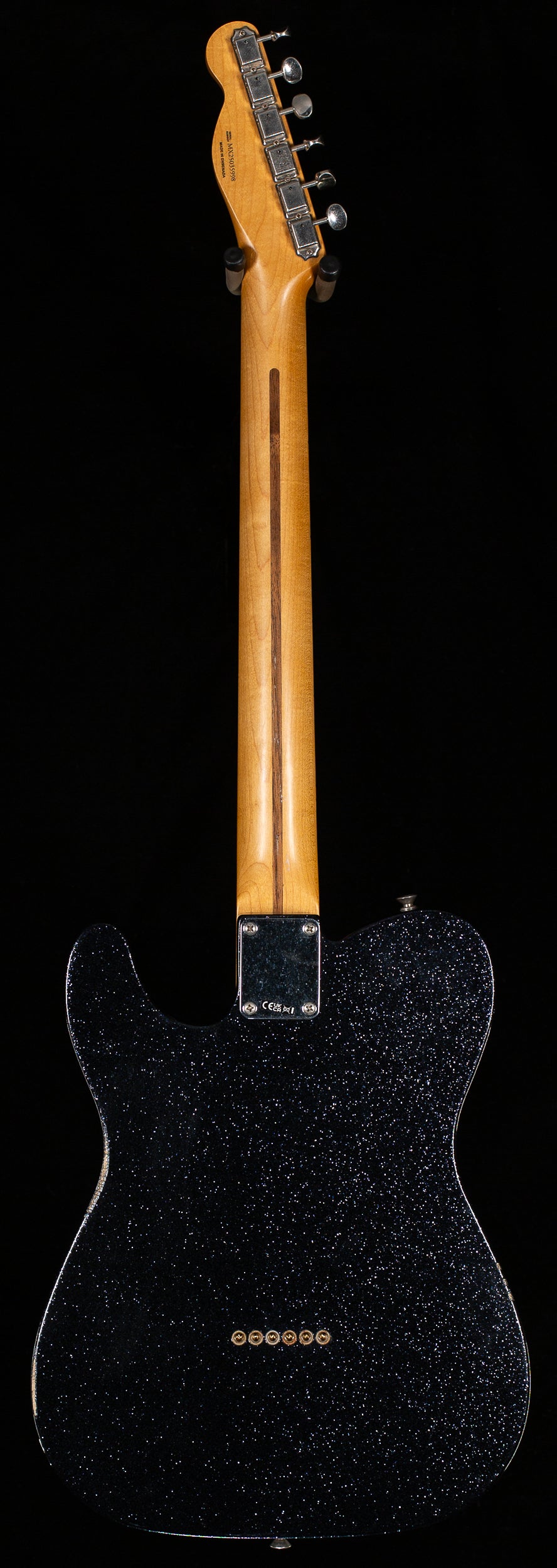 Fender Brad Paisley Road Worn Telecaster Maple Fingerboard Black Sparkle (998)