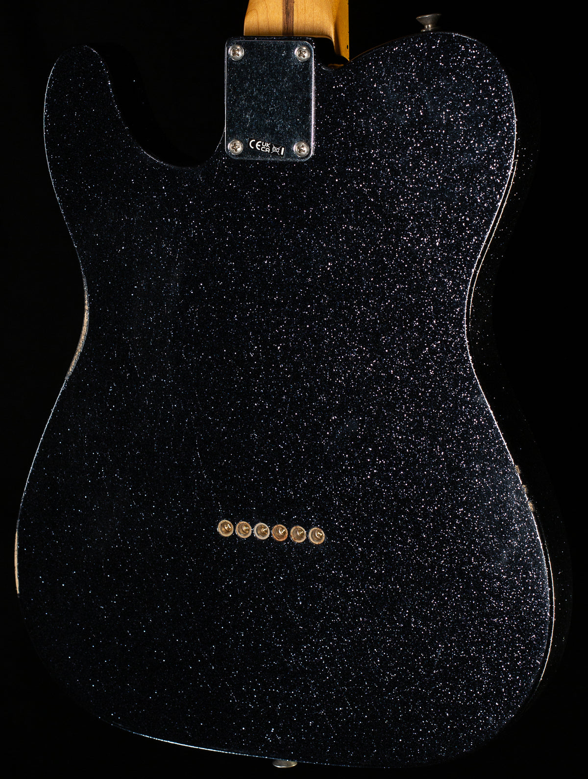 Fender Brad Paisley Road Worn Telecaster Maple Fingerboard Black Sparkle (998)