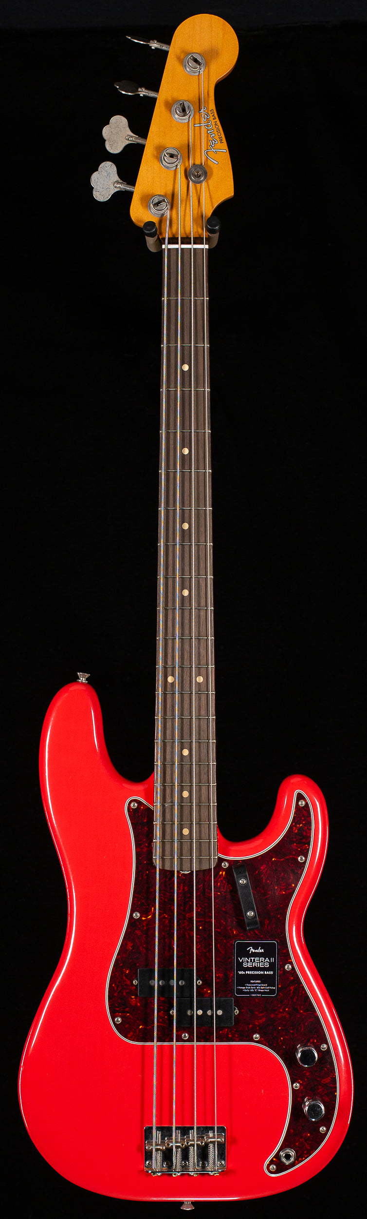 Fender Vintera II Road Worn &#39;60s Precision Bass Rosewood Fingerboard Fiesta Red (804)