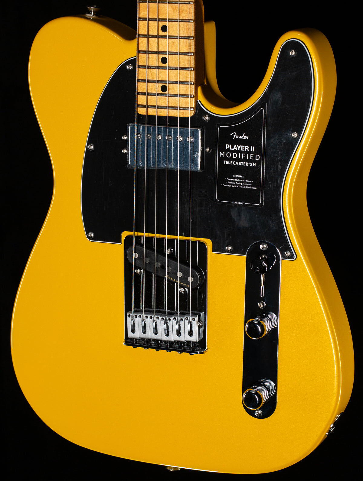 Fender Player II Modified Telecaster SH Maple Fingerboard Sunshine Yellow (715)