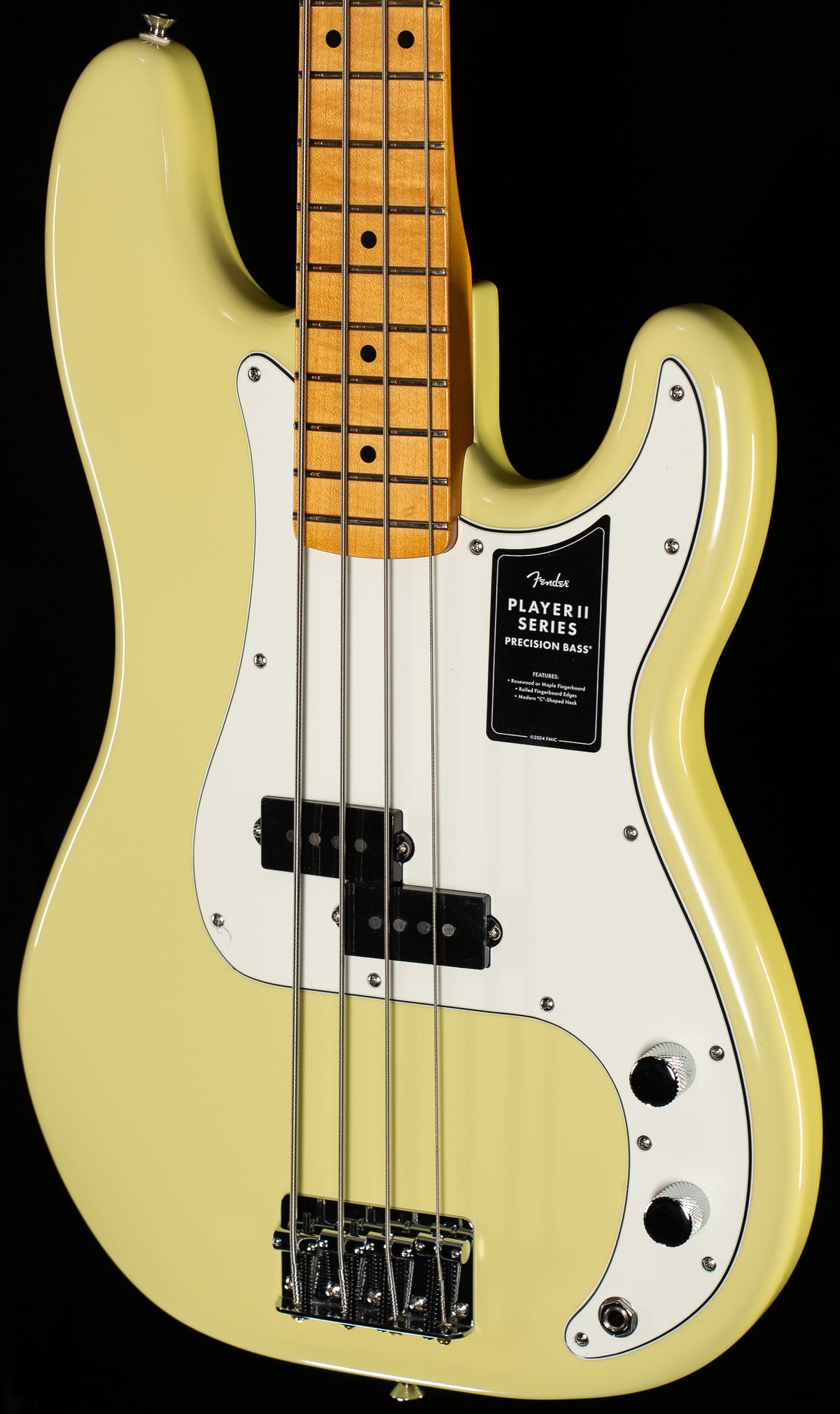 Fender Player II Precision Bass Maple Fingerboard Hialeah Yellow (748)