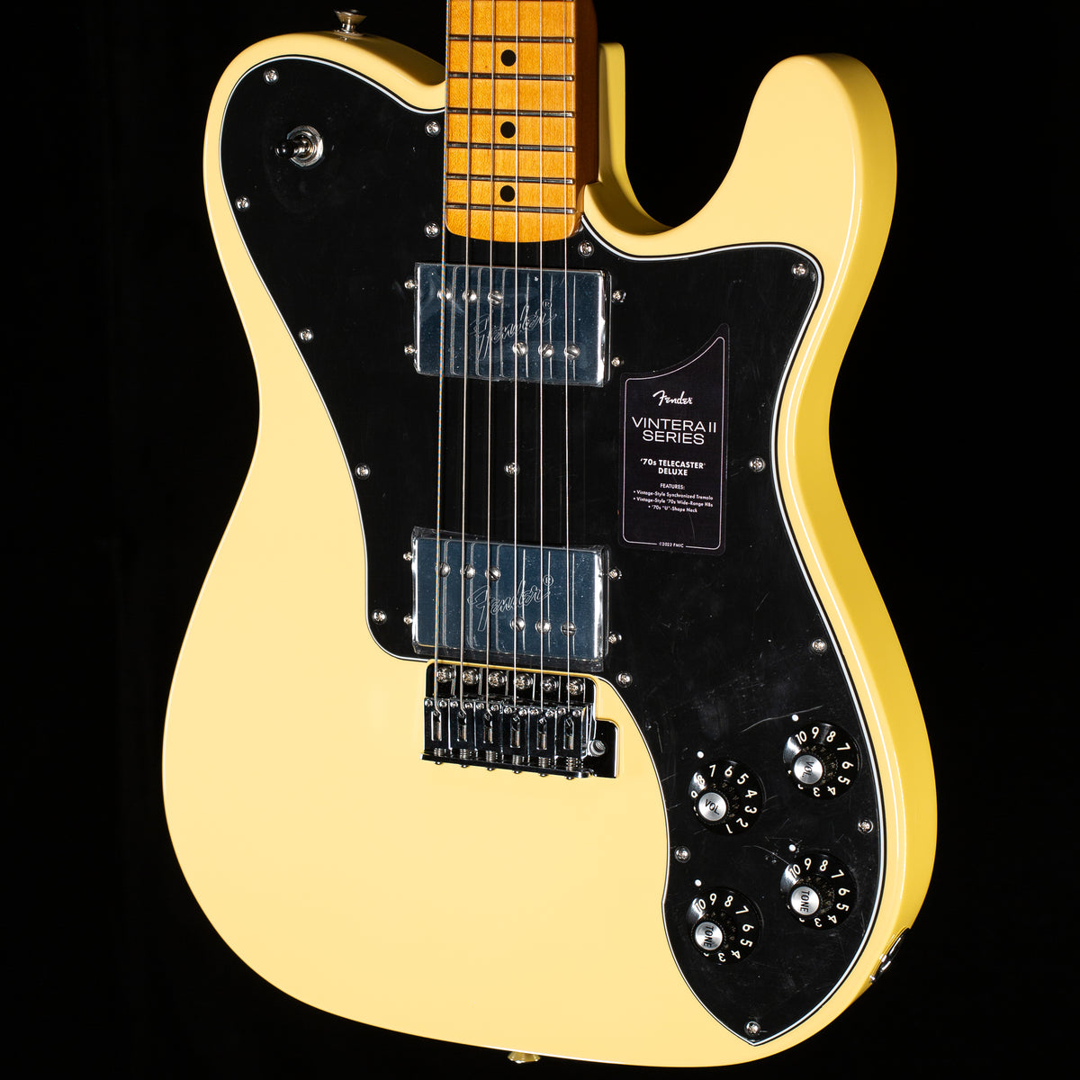 Fender Vintera II '70s Telecaster Deluxe with Tremolo Maple Fingerboard Vintage White (028)