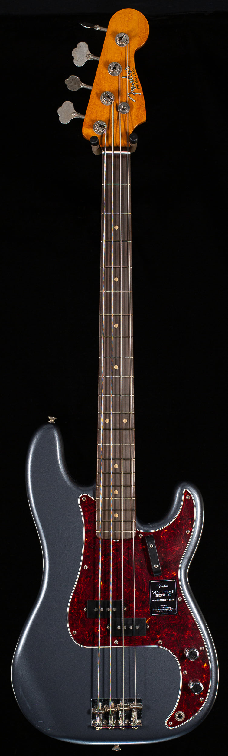 Fender Vintera II Road Worn &#39;60s Precision Bass Rosewood Fingerboard Charcoal Frost Metallic (254)