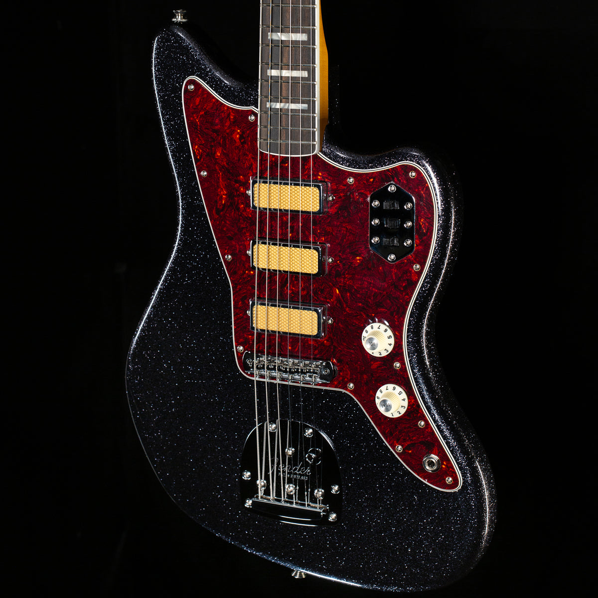 Fender Limited Edition Gold Foil Jazzmaster Black Sparkle (034)