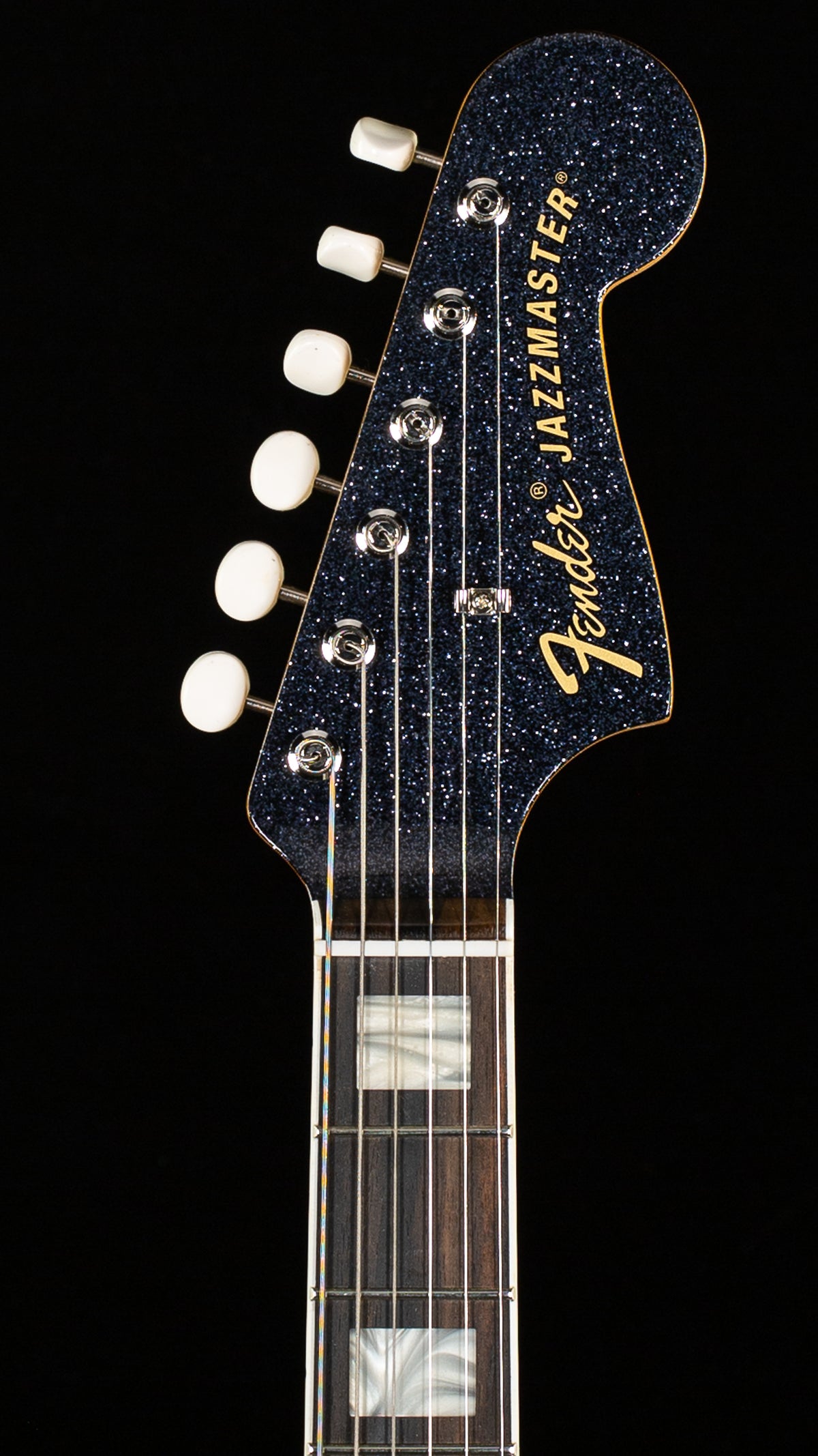 Fender Limited Edition Gold Foil Jazzmaster Black Sparkle (034)