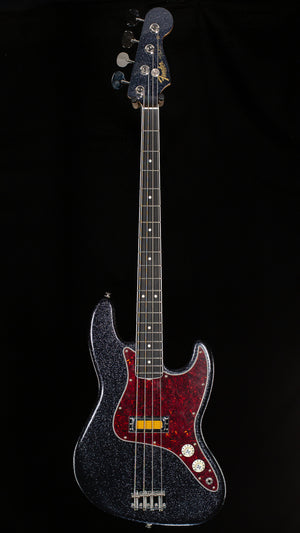Fender Limited Edition Gold Foil Jazz Bass Black Sparkle (101)