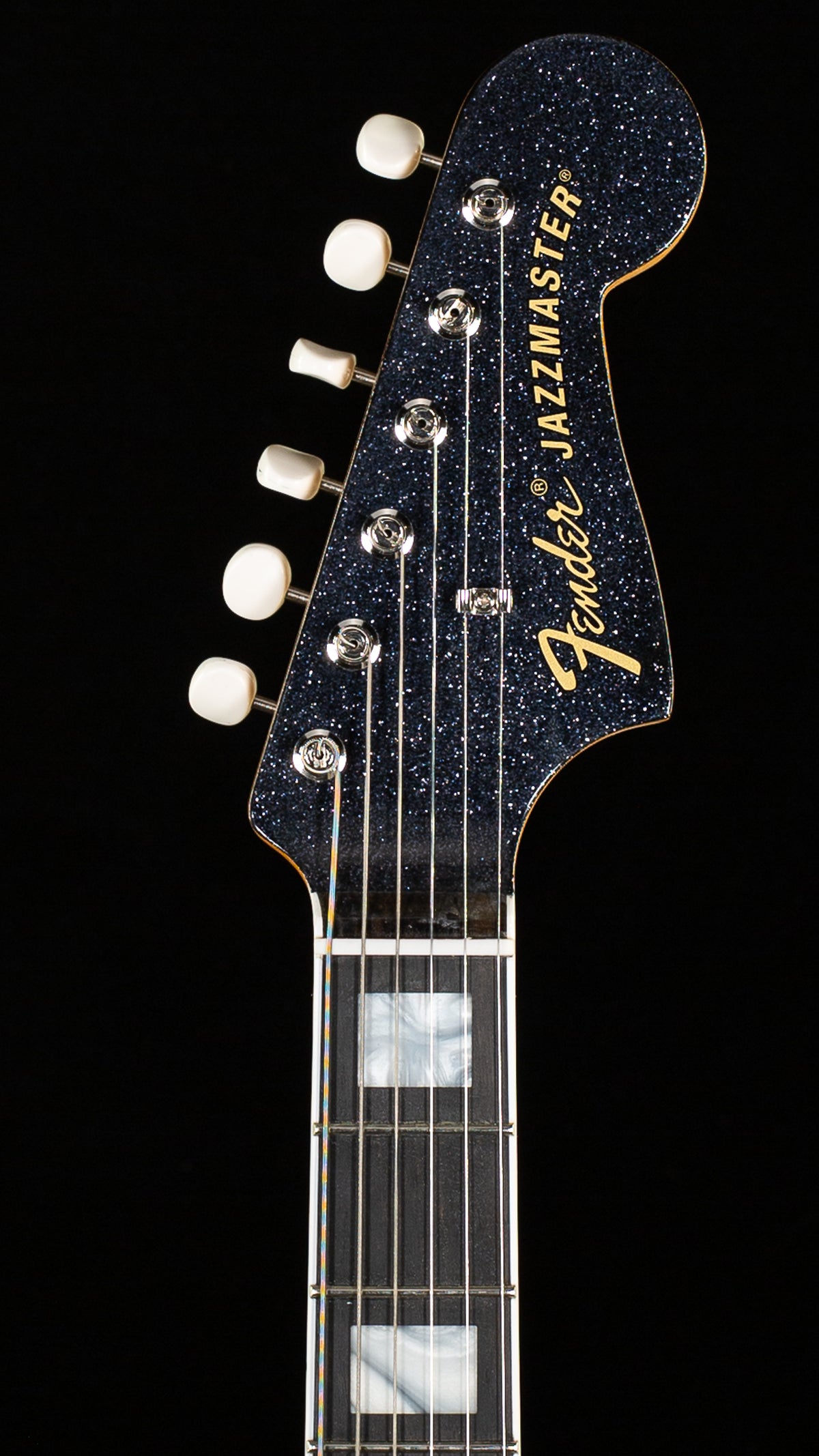 Fender Limited Edition Gold Foil Jazzmaster Black Sparkle (035)