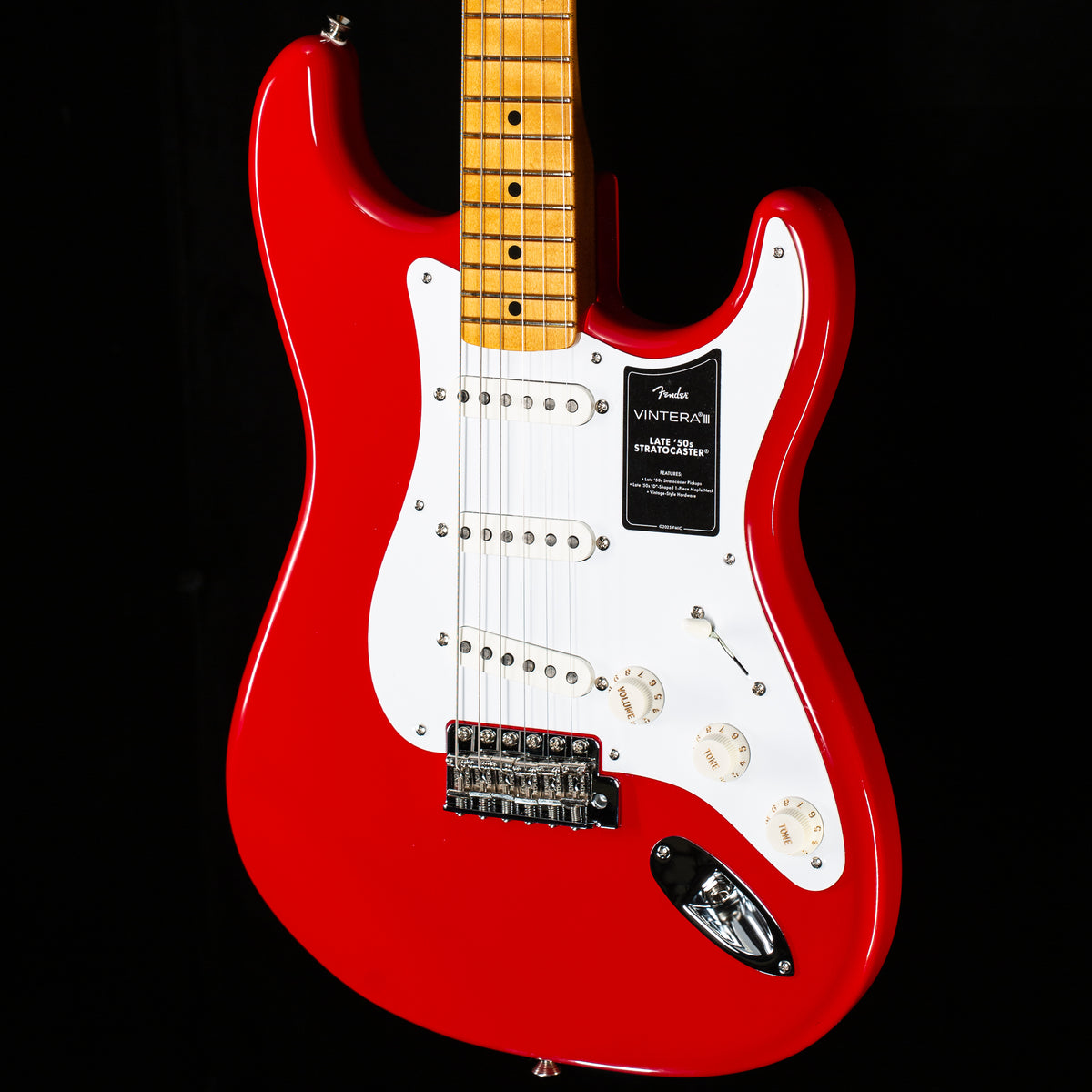 Fender Vintera III Late '50s Stratocaster, Maple Fingerboard, Dakota Red (010)