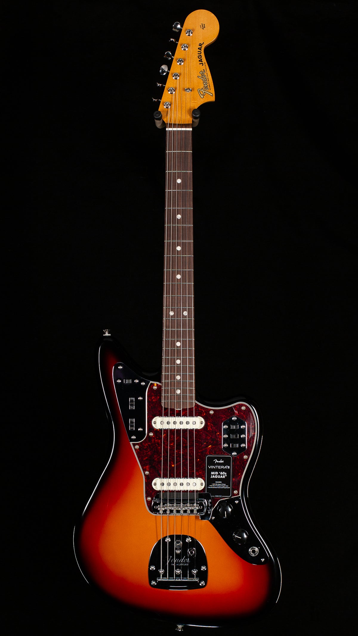 Fender Vintera III Mid '60s Jaguar, Rosewood Fingerboard, 3-Color Sunburst (720)