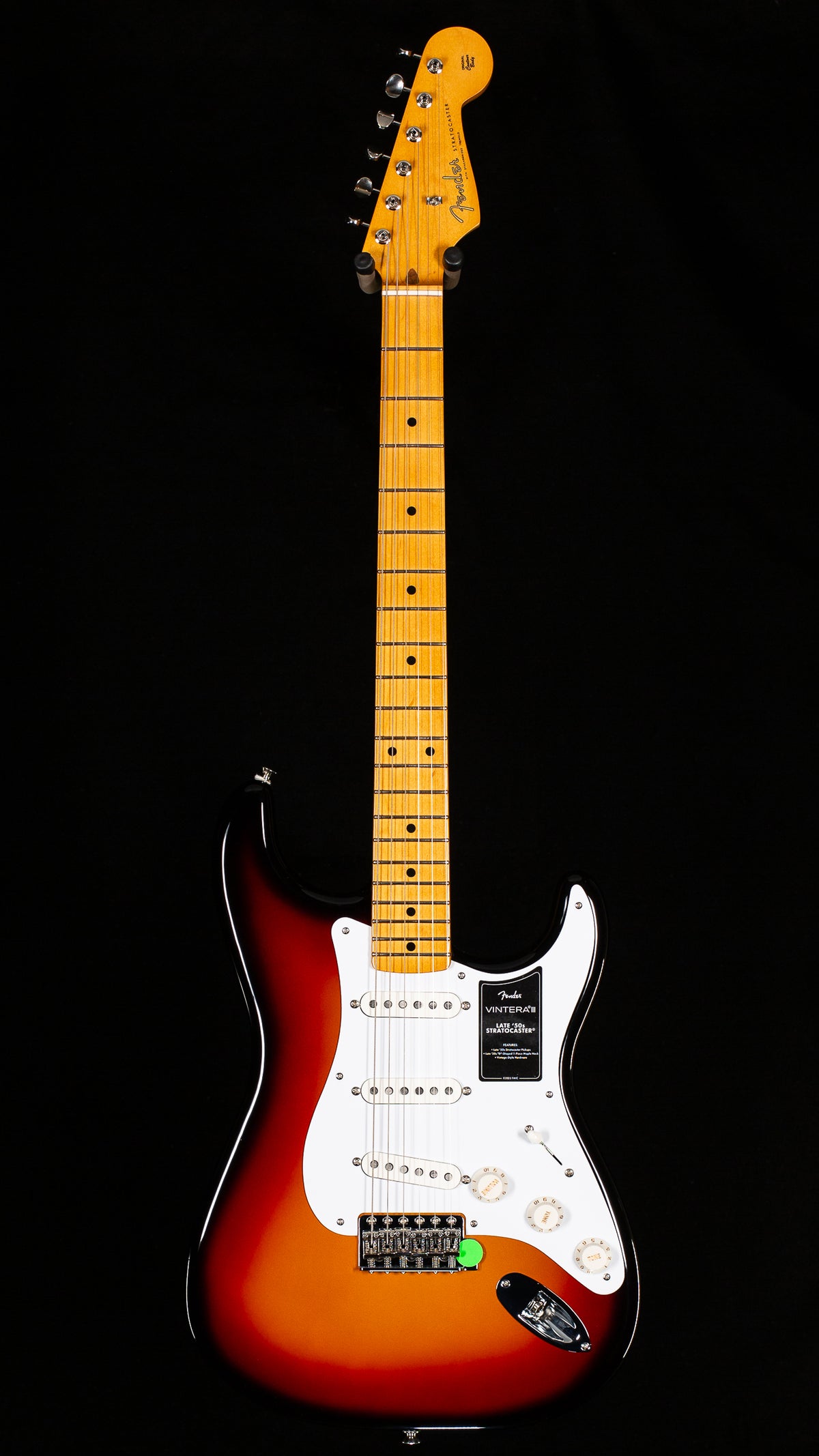 Fender Vintera III Late '50s Stratocaster, Maple Fingerboard, 3-Color Sunburst (643)