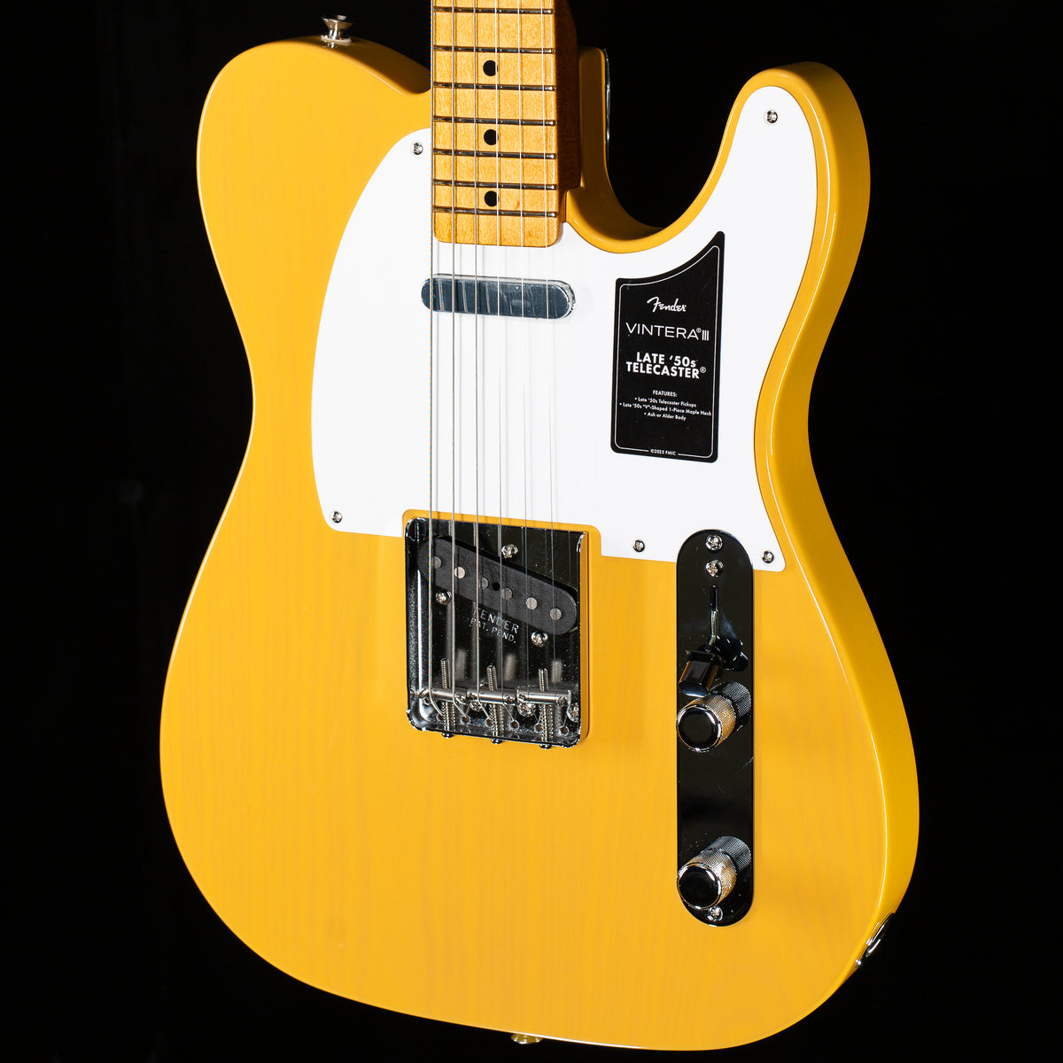 Fender Vintera III Late '50s Telecaster, Maple Fingerboard, Butterscotch Blonde (900)