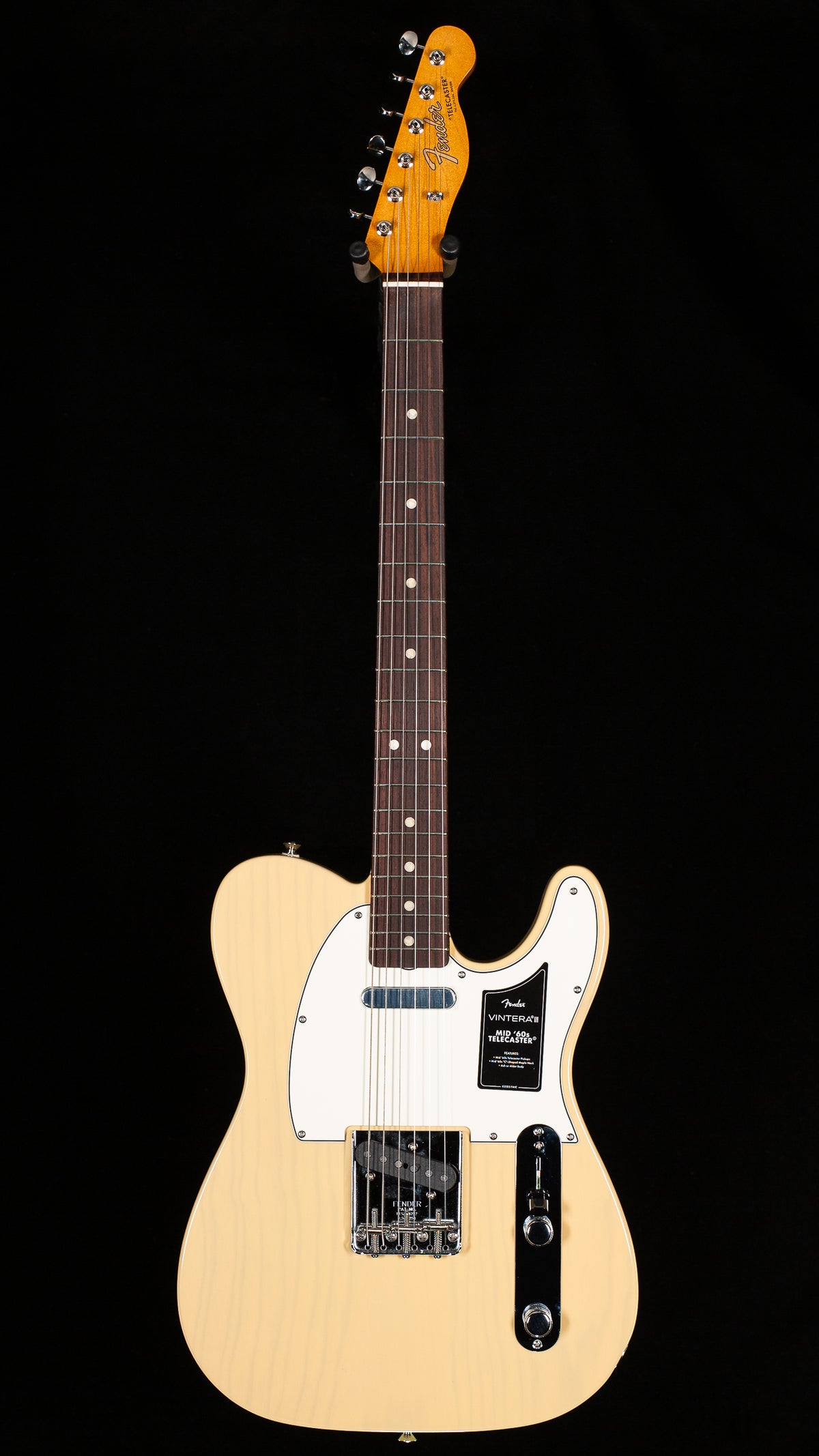 Fender Vintera III Mid '60s Telecaster, Rosewood Fingerboard, Vintage Blonde (253)