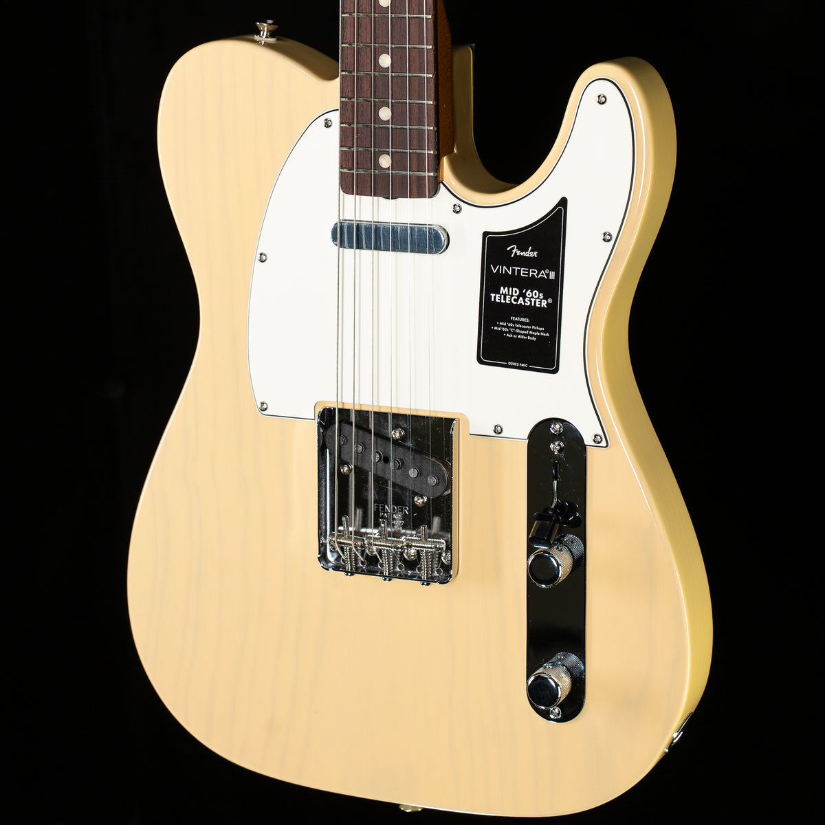 Fender Vintera III Mid '60s Telecaster, Rosewood Fingerboard, Vintage Blonde (253)