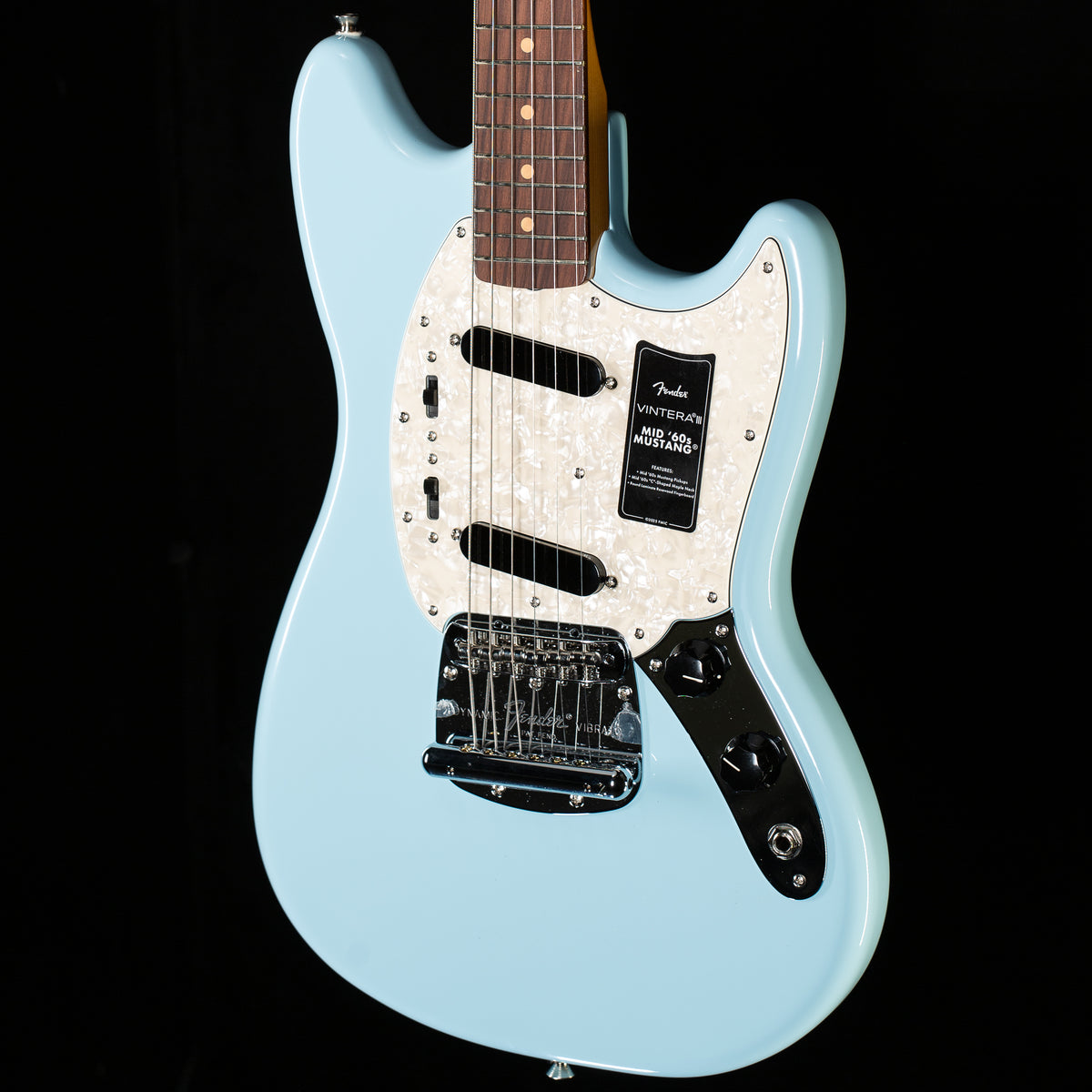Fender Vintera III Mid '60s Mustang, Rosewood Fingerboard, Sonic Blue (382)