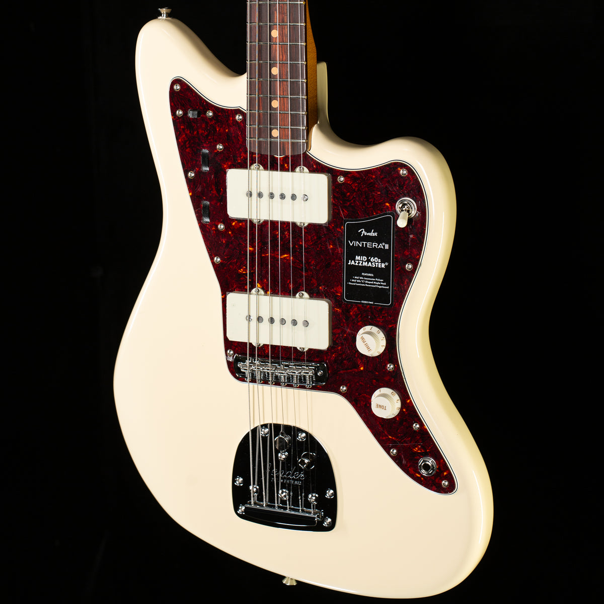 Fender Vintera III Mid '60s Jazzmaster, Rosewood Fingerboard, Olympic White (452)