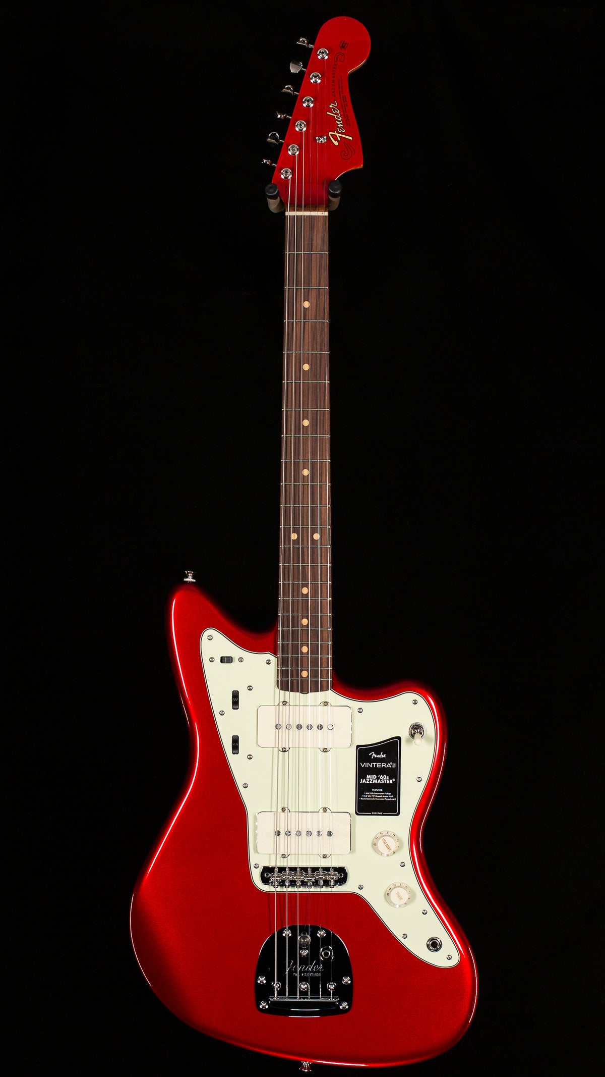 Fender Vintera III Mid '60s Jazzmaster, Rosewood Fingerboard, Candy Apple Red (539)