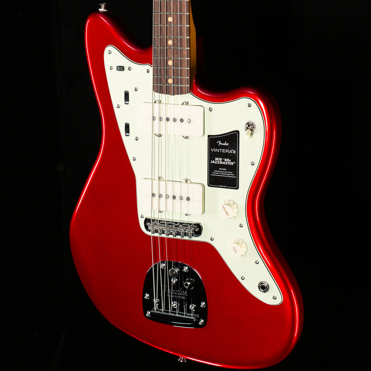 Fender Vintera III Mid '60s Jazzmaster, Rosewood Fingerboard, Candy Apple Red (539)