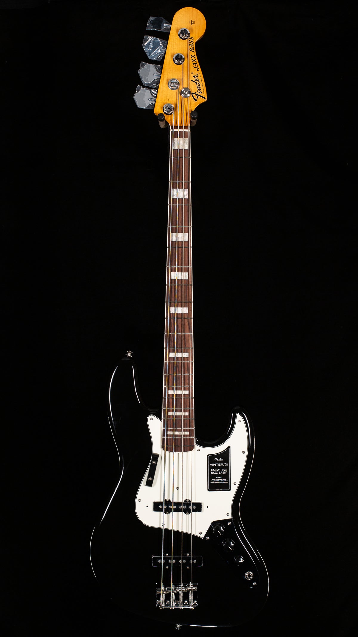 Fender Vintera III Early '70s Jazz Bass, Rosewood Fingerboard, Black (920)