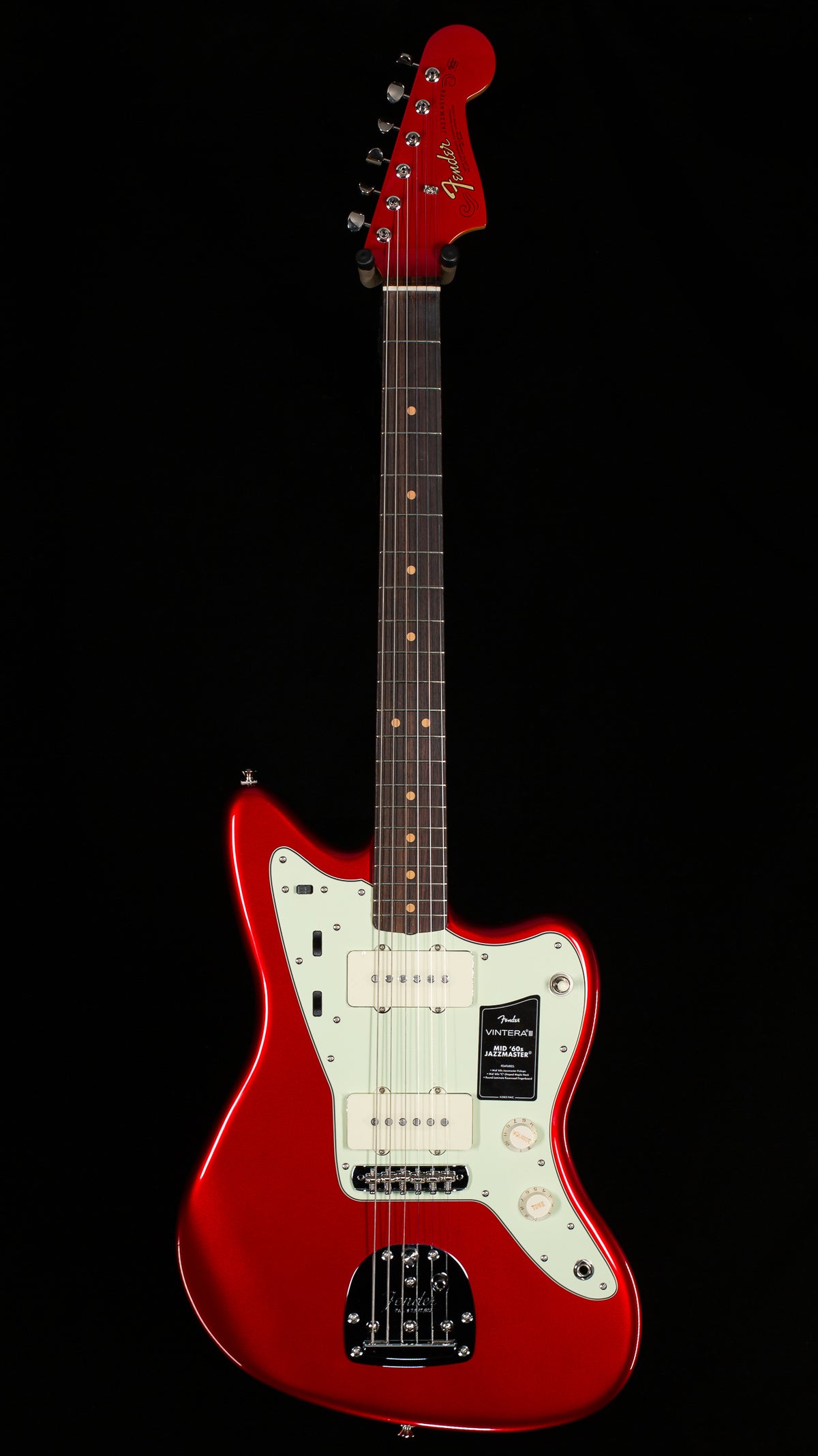 Fender Vintera III Mid '60s Jazzmaster Rosewood Fingerboard Candy Apple Red (487)