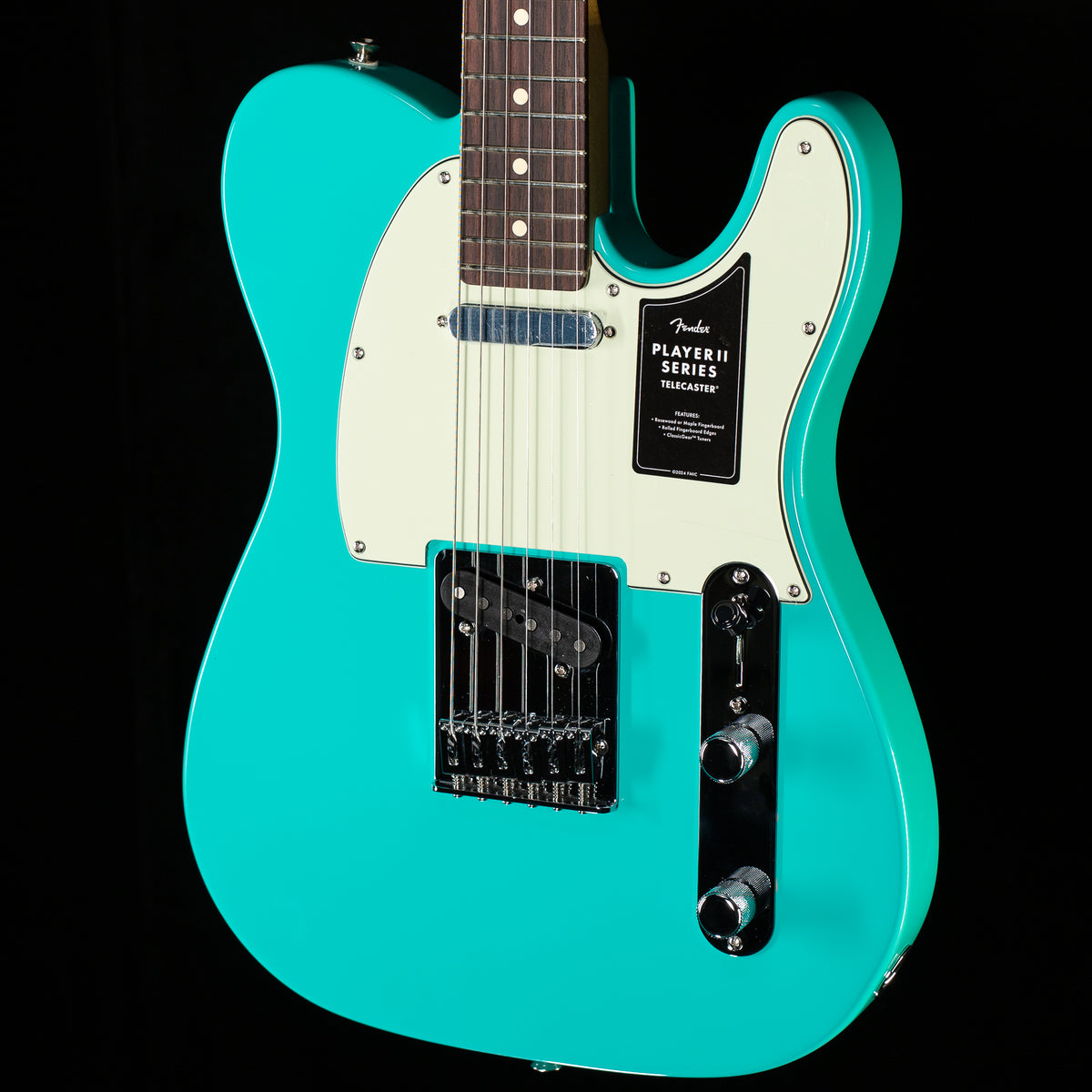 Fender 75th Anniversary Player II Telecaster Rosewood Fingerboard Seafoam Green (433)