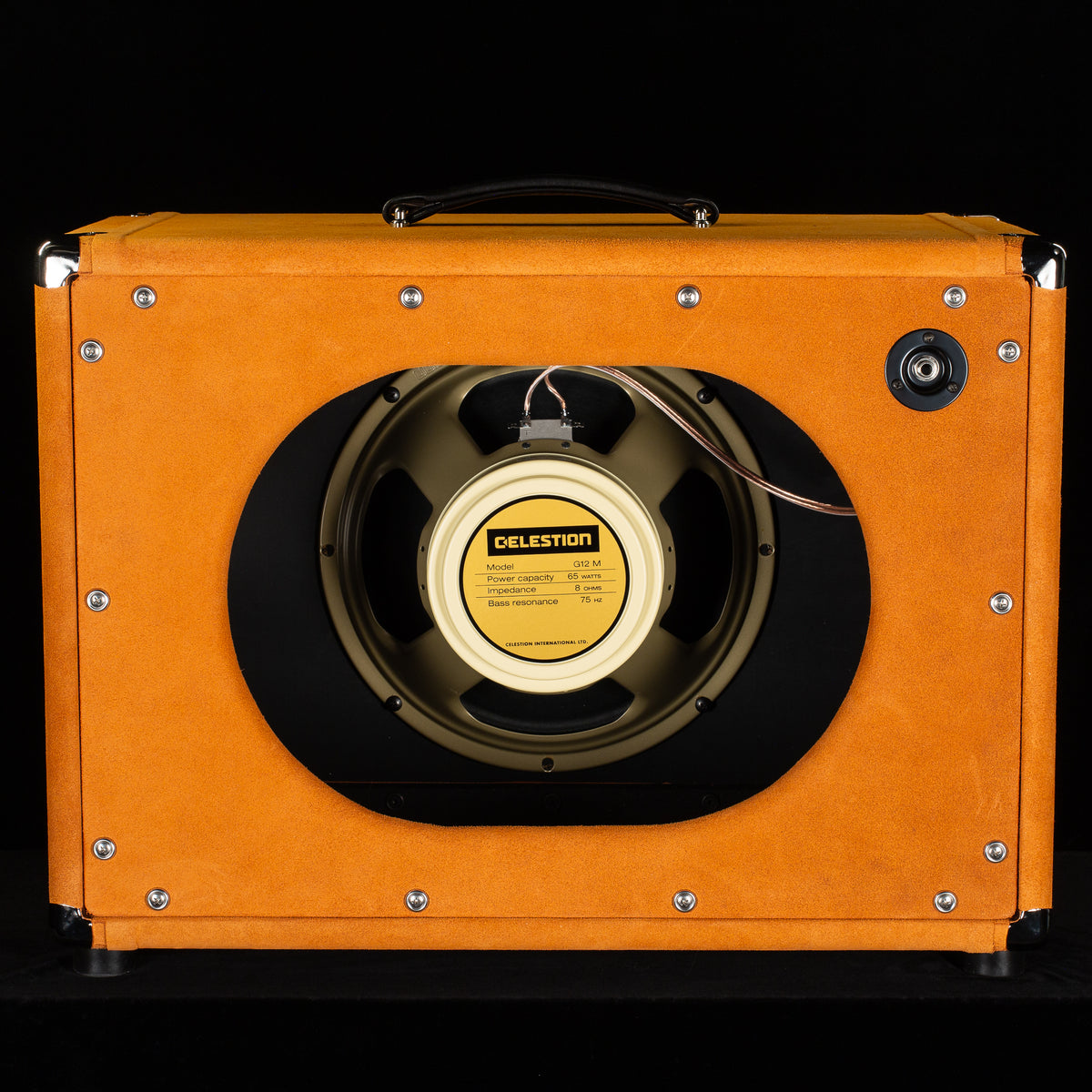 Amplified Nation 1x12 Cabinet Golden Brown Suede/Oxblood + Creamback (819)