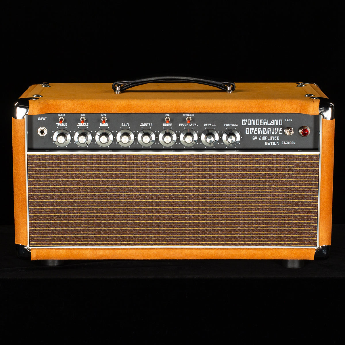 Amplified Nation Wonderland Overdrive 50w Head Golden Brown/Oxblood (659)