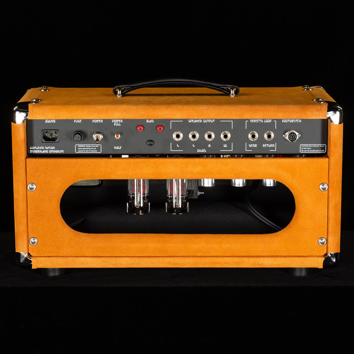 Amplified Nation Wonderland Overdrive 50w Head Golden Brown/Oxblood (659)