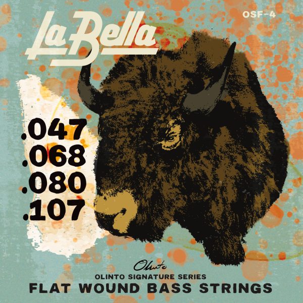 LaBella Strings Onlinto Signature Flats 4-String Set 47-107
