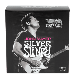 Ernie Ball John Mayer Silver Slinky Signature Electric Guitar Strings