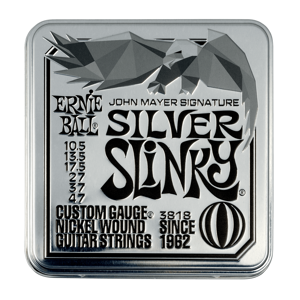 Ernie Ball John Mayer Silver Slinky Signature Electric Guitar Strings