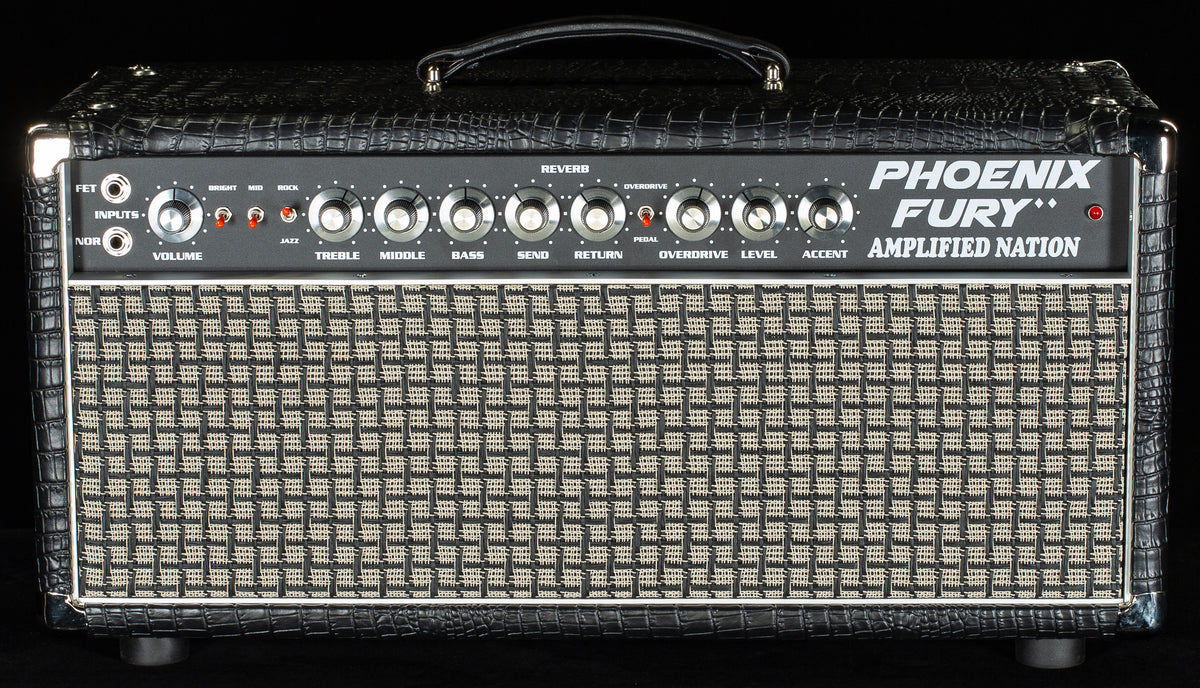 Amplified Nation Phoenix Fury 50w Head Black Croc (016)