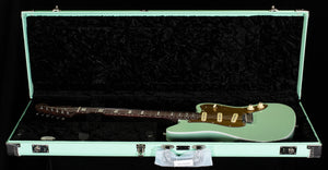 Fender Parallel Universe Volume II Strat Jazz Deluxe, Rosewood Fingerboard, Transparent Faded Sea Foam Green (208)