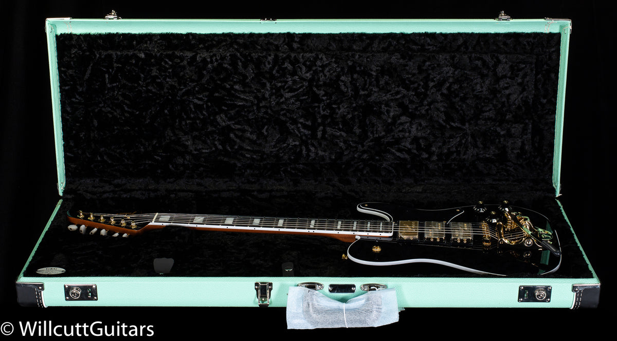 Fender Parallel Universe Volume II Troublemaker Tele Deluxe with Bigsby Black (733)