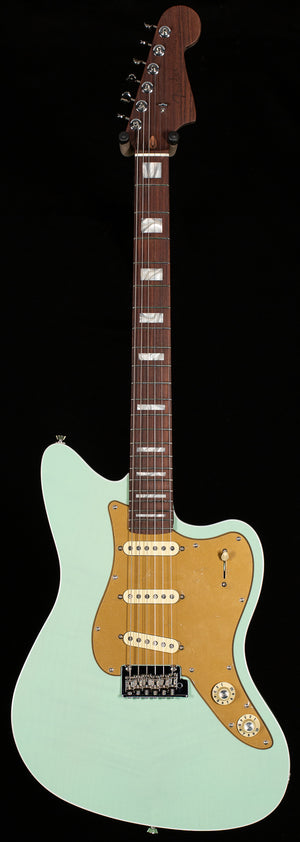 Fender Parallel Universe Volume II Strat Jazz Deluxe, Rosewood Fingerboard, Transparent Faded Sea Foam Green (758)