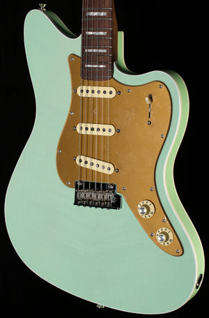 Fender Parallel Universe Volume II Strat Jazz Deluxe, Rosewood Fingerboard, Transparent Faded Sea Foam Green (758)