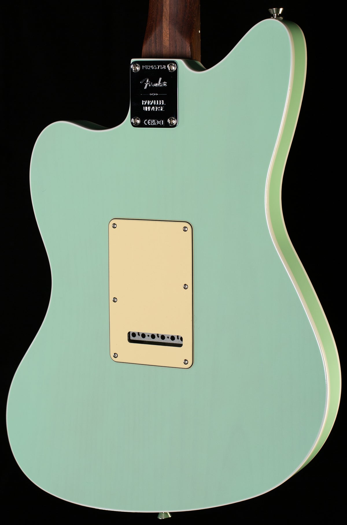 Fender Parallel Universe Volume II Strat Jazz Deluxe, Rosewood Fingerboard, Transparent Faded Sea Foam Green (758)