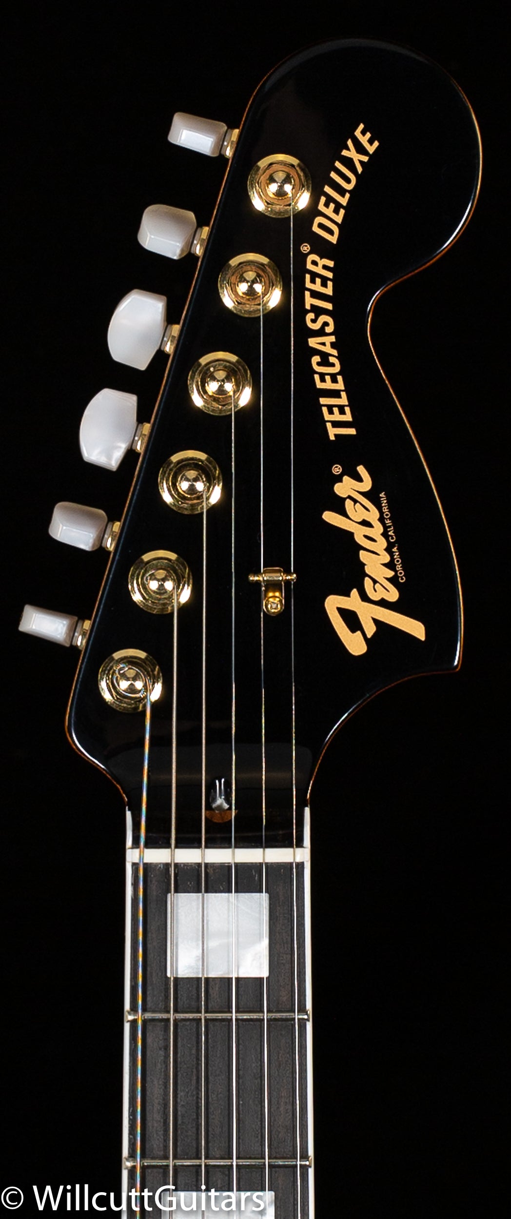 Fender Parallel Universe Volume II Troublemaker Tele Deluxe with Bigsby, Ebony Fingerboard, Black (215)