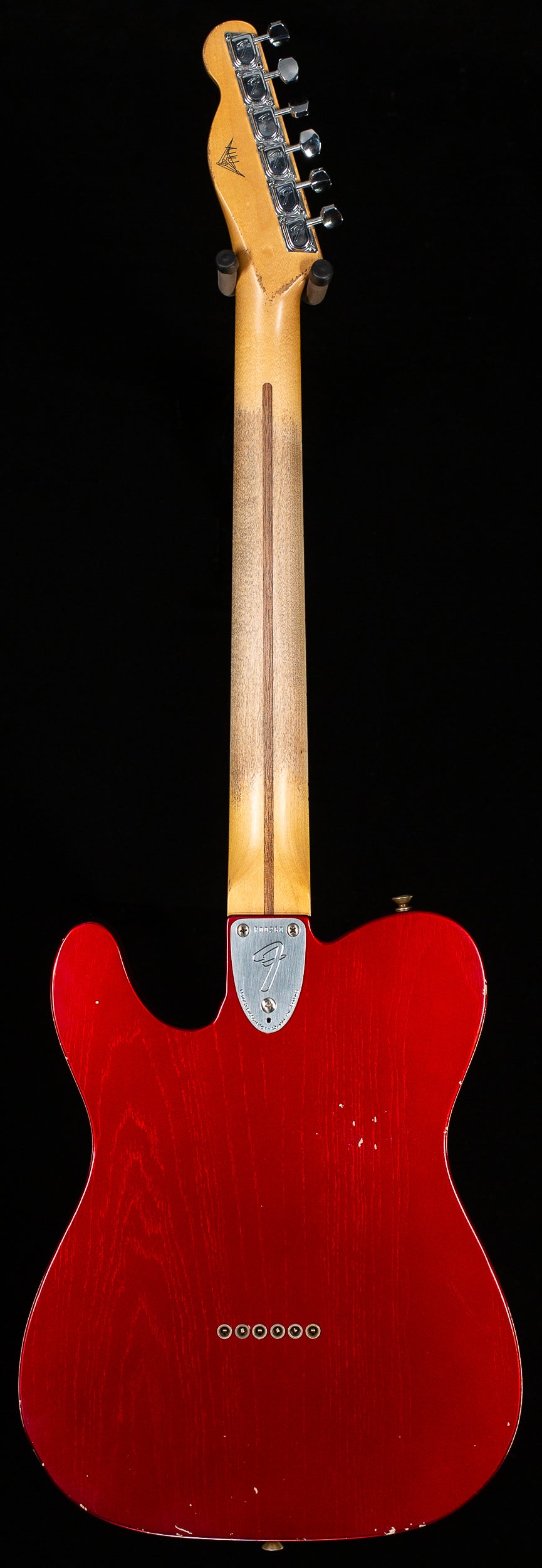 Fender Custom Shop Masterbuilt Andy Hicks 1972 Telecaster Thinline Journeyman Candy Apple Red (268)