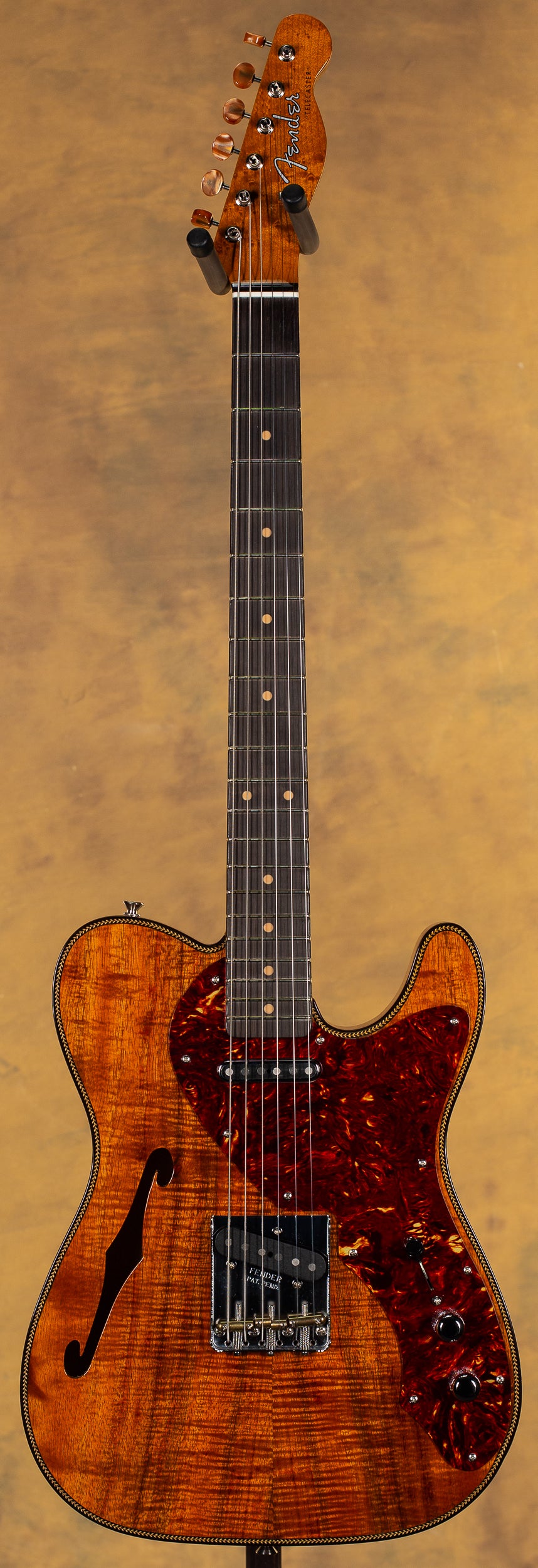 2019 Fender Custom Shop Artisan Koa Thinline Tele NOS