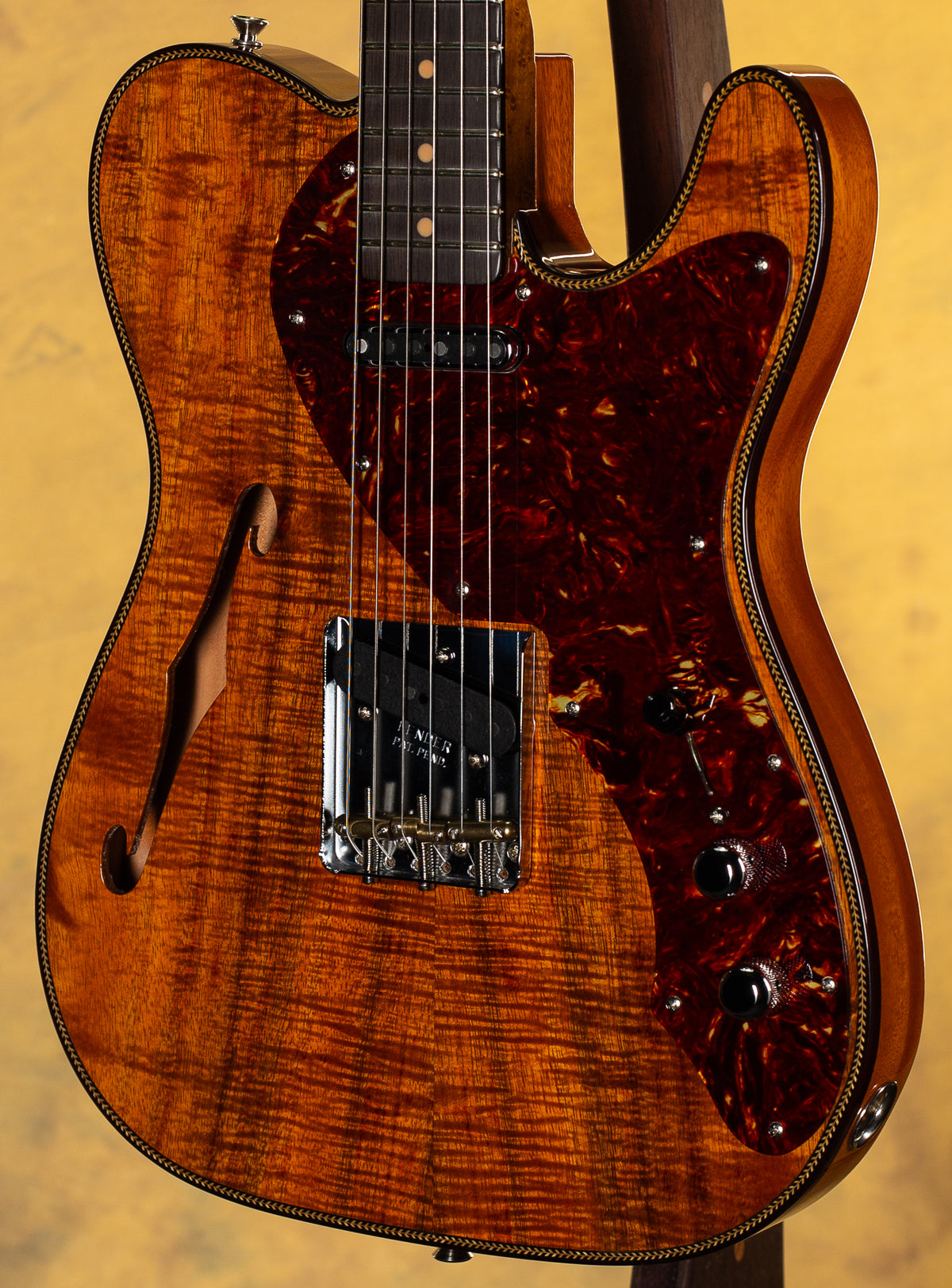 2019 Fender Custom Shop Artisan Koa Thinline Tele NOS