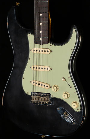 Fender Custom Shop Masterbuilt Andy Hicks True '62 Strat Journeyman Black Brazilian 59 C (227)