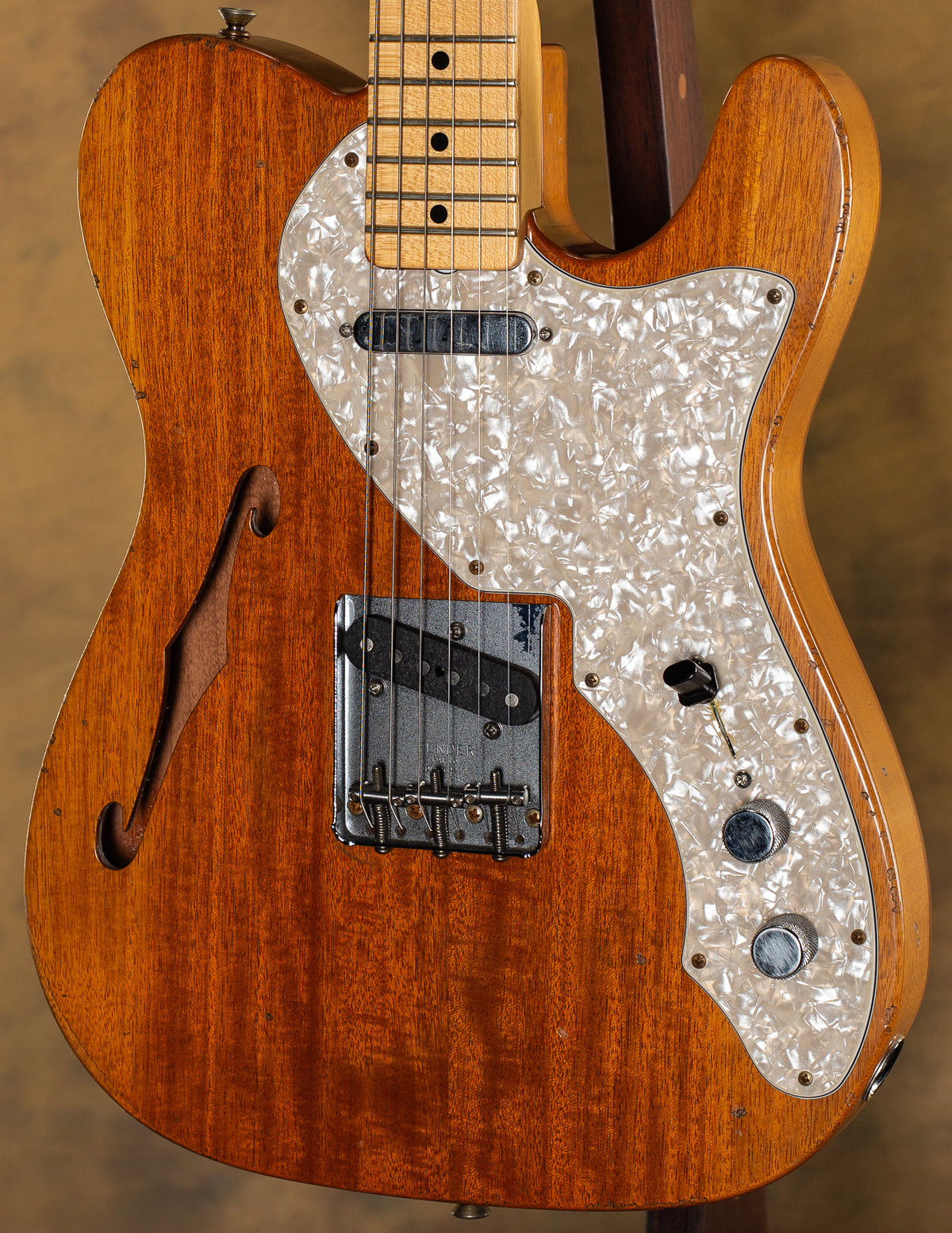 2020 Fender Custom Shop Vintage Custom 1968 Tele Thinline Underwood Aged