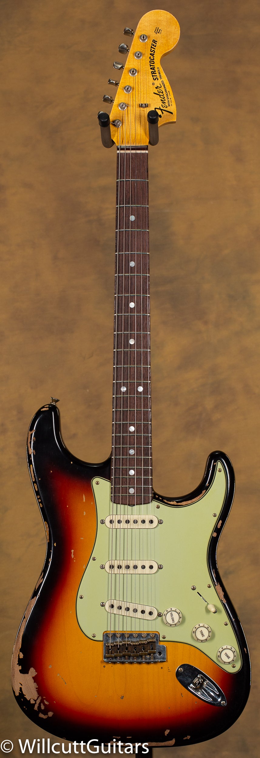 Fender Custom Shop Michael Landau Signature 1968 Stratocaster, Round-Laminated Rosewood, Bleached 3-Color Sunburst