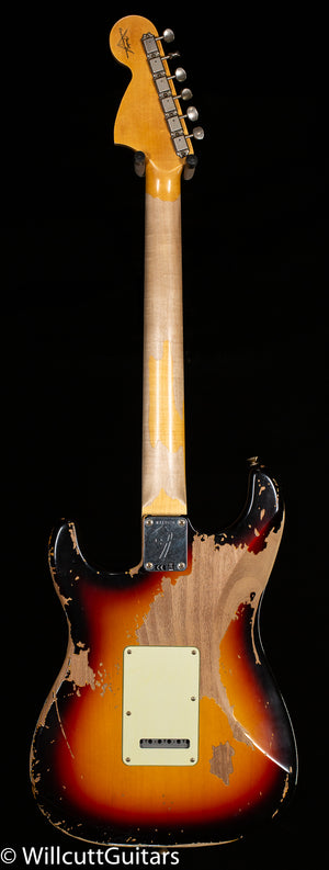 Fender Custom Shop Michael Landau Signature 1968 Stratocaster, Round-Laminated Rosewood, Bleached 3-Color Sunburst (628)