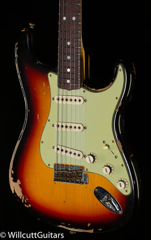 Fender Custom Shop Michael Landau Signature 1968 Stratocaster, Round-Laminated Rosewood, Bleached 3-Color Sunburst (628)