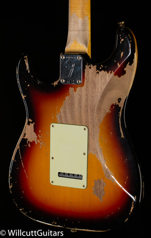 Fender Custom Shop Michael Landau Signature 1968 Stratocaster, Round-Laminated Rosewood, Bleached 3-Color Sunburst (628)