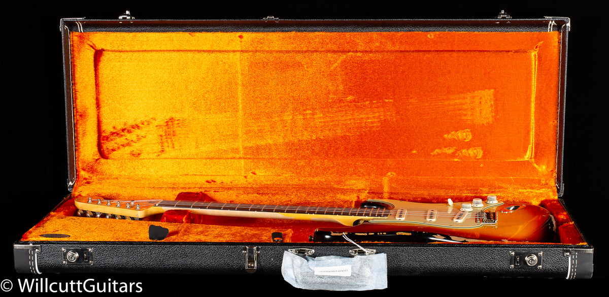 Fender Custom Shop Michael Landau Signature 1968 Stratocaster, Round-Laminated Rosewood, Bleached 3-Color Sunburst