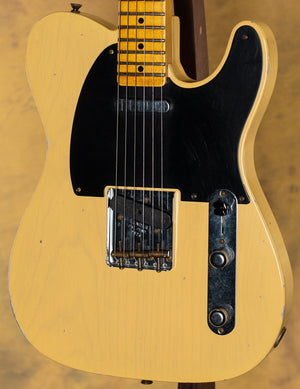 2022 Fender Custom Shop Willcutt Exclusive 4/54 Blackguard Telecaster Relic Blonde 10/56 "V"